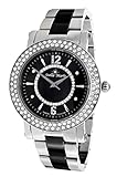 Stella Maris Damen Armbanduhr - Analog Quarz - Premium Keramik Armband - Perlmutt Zifferblatt - Diamanten und Swarovski Elemente - STM18SM25