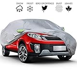 ❤ Wasserabweisend Autoabdeckung ❤ Die Autoabdeckung Vollgarage besteht aus hochverdichtete Polyester und ist Wasserabweisend.Mit ein tasche zur aufbewahrung: Wenn die Autoabdeckung mal nicht gebraucht wird, lässt sie sich ganz einfach zusammendrücken und in der mitgelieferten Tasche zur Aufbewahrung verstauen.