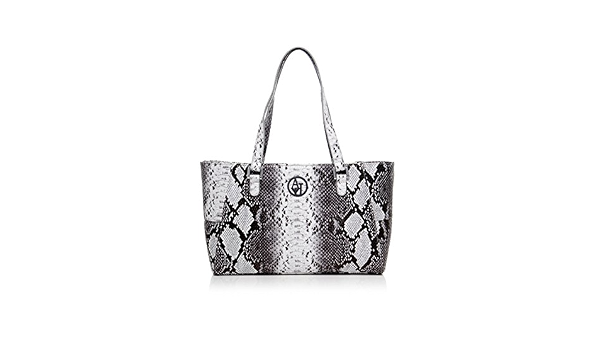 Armani Jeans Borsa Shopper piccola stampa serpente Grey : Amazon.it: Scarpe  e borse