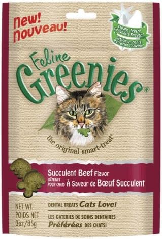 Feline Greenies 3oz Bag Beef