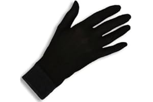 Jasmine Silk Pure Silk Gloves Thermal Liner Glove Inner Ski Bike Cycle Gloves (Extra Large) 100gsm
