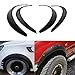 Produktbild Dailyinshop 4 Stücke Universal Flexible Auto Kotflügelverbreiterungen Extra Breite Körper Rad Bögen Rad Augenbraue Protector Lip Aufkleber Trim, schwarz