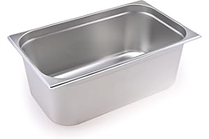 TEKNOSTAHL GN Behälter Gastronorm 1/1 Edelstahl (200 Millimeter)