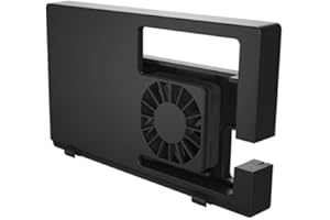 DRAGON SLAY Cooling Fan with USB Port for Nintendo Switch TV Dock - Black