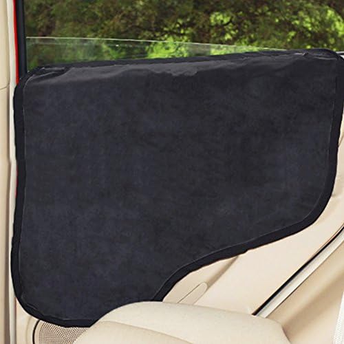 LONGWEY Waterproof Pet Dog Car Door Cover Backset Guard Protector for Dogs Fit All Vehicles Set of 2