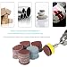 Produktbild 25 mm 2,5 cm Sander Disc Schleifscheibe 100 180 240 1500 3000 Körnung Papier mit 2,5 cm Schleifmittel Polish Pad Teller + 1/20,3 cm Schaft für Dremel Rotary Werkzeug