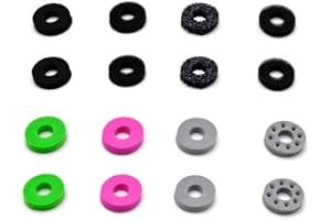 MISUVRSE Gamepad Aim Assist Rings for PS5-PS4 PRO Auxiliary Sponge Rings 16Pcs Motion Control Sponge Rings