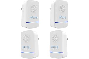 Spielgoed Ultrasonic Pest Repeller, Powerful Mouse Repellent plug in Pest Control - Ideal for Mice, Rats, Mosquitoes, Cockroach, Moths, Ants