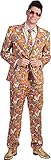  Flower Power Partyanzug Herrenkostüm-Herren 56/58