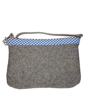 Damenhandtasche aus Filz mit verstellbaren Trageriemen