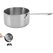Mini Pentole Per Salse In Acciaio Inox - 100ml, Con Manico In Noce, Per Burro, Cioccolato E Salse - Foto 9
