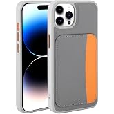 Aksesuarcim Apple iPhone 15 Pro Max ile Uyumlu Kılıf Silikon Deri G&ouml;r&uuml;n&uuml;ml&uuml; C&uuml;zdan Kartlıklı Darbe Korumalı Yeni Tarz Kapak K