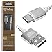 DMG inKax USB 3.1 Type C Cable USB C to USB A 3.0 Nylon Braided Data Cable 3.3Ft 1M Reversible Connector USB Charger for One Plus Two Google Nexus 5X 6P, Nokia N1 Tablet and Other Type-C Supported Devices - Silver RS.399.00