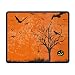 Produktbild meniony Mouse Pad with Stitched Edges,Halloween Owls and Bats Non-Slip Rubber Base Mousepad for Laptop
