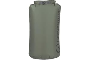 Lifeventure Stormlight Dry Bag, Siliconized Rip-Stop 70D Fabric with Fully Taped Seams | Roll-Top Closure Waterproof Dry Sack for Adventure Travel