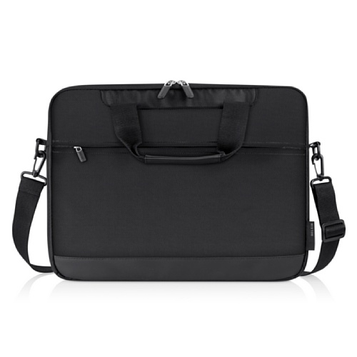 Belkin Lite Schultertasche  geeignet f  r Notebooks bis 33 8 cm  13 3 Zoll   schwarz