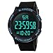 Produktbild Armbanduhren männer Herrenuhr mit Datum Funktion Herren Mode Wasserdichte Männer Junge LCD Digital Stoppuhr Datum Gummi Sport Armbanduhr Armbanduhr Uhren Armbanduhren Herrenarmbanduh Blau