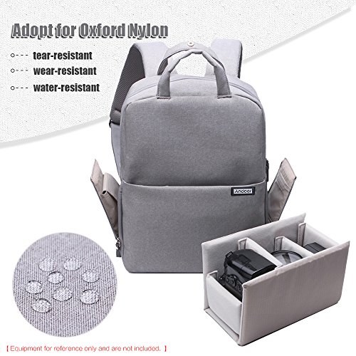 Andoer sac      dos etanche antichoc Cam    ra DSLR Photographie vid    o Backpack Leisure pour Nikon Canon Pentax Sony Cam    ra w   Couverture de Pluie