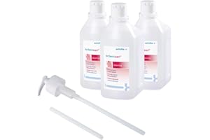 3x 1000 ml Schülke Octenisan® Waschlotion Reinigungslotion Flüssigseife, mit Allantoin, Dosierpumpe