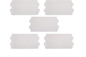 VIFERR 5 Stück Mikrowelle Glimmerplatte Mikrowellen Platte Mikrowellenherd Ersatzteile Reparatur Zubehör für Küche Mikrowelle Büro Restaurant