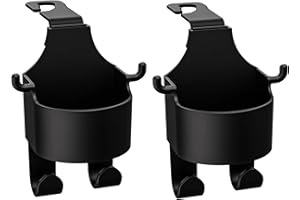 KULSUM Multifunctional Hook for Car Seat Back - 3 in 1 Car Seat Cup Holder with Long and Short Headrest Hook for Car Backseat, Car Phone Holder Car Back Hanging Mount Cup Storage (2PCS)