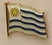 Produktbild Uruguay Pin Anstecker Flagge Fahne Nationalflagge Flaggenpin Badge Button Flaggen Clip Anstecknadel