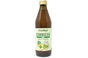 VOELKEL Kombucha Bio Lime e Zenzero 330 ml