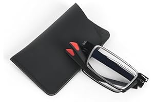 KoKoBin Lunettes de lecture pliables pour hommes et femmes, mini-lunettes portables anti-lumière bleue pour hommes et femmes