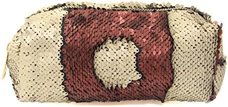 DrCosy Cosmetic Bag Mermaid Sequin Pencil Pouch Reversible Sequin Handbag Fashion Double Color Makeup Bags Students Pencil Case Glitter Makeup Pouch for Women Kids