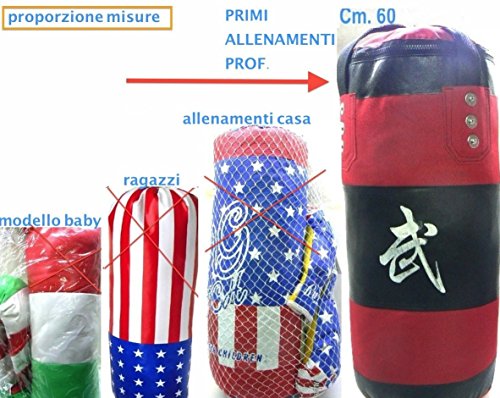 Preisvergleich Produktbild Boxer 'ersten Training: Boxsack Boxen Struktur zum Aufhängen Boxhandschuhe Leder MMA volle