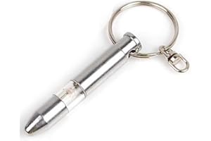 Tiuimk Porte-clés antistatique avec déchargeur - Forme de balle - Couleur aléatoire, aléatoire, 5 cm, Chaîne