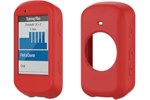 MenYiYDS Accessori per computer da bici GPS Custodia protettiva in silicone compatibile con 530 accessori per computer da bicicletta (rosso, 87,5 x 54,2 x 19 mm)