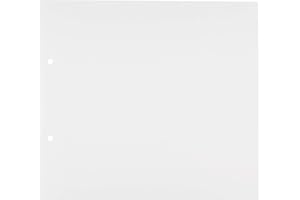 ‎RÖSSLER PAPIER Rössler Papier 13161147000 - Nachfüllpackung für Fotoringbuch, 229 x 209 mm, weiß, 15 Blatt