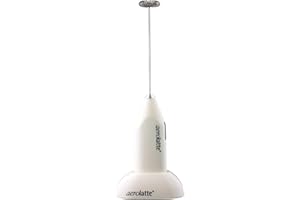 aerolatte ALST4IV Milk Frother with Stand, Ivory, Stainless Steel