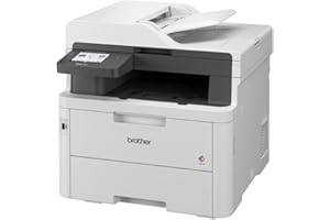 Brother MFC-L3760CDW - Kompaktes 4-in-1 Farb-LED Multifunktionsgerät mit WLAN/LAN, ADF und Duplexdruck