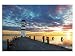 Produktbild kunst-discounter Leuchtturm am Meer Leinwandbilder auf Keilrahmen A05993 Wandbild Poster 90 x 60 cm
