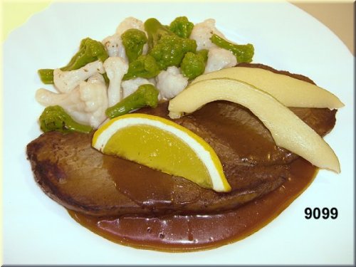 Preisvergleich Produktbild Schnitzel mir Blumenkohl - Lebensmittel Attrappe, Imitation