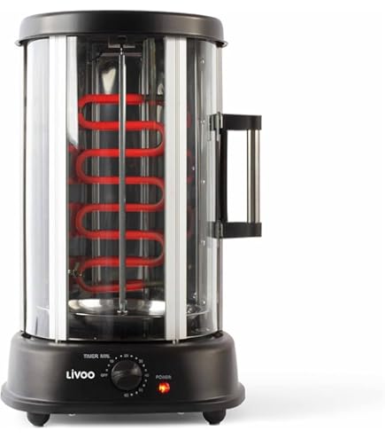 Grill Verticale Elettrico Royal Catering RCGV-1800 - Professionale 4-in-1, 1800W, Fino A 160°C, Timer 60 Minuti - Foto 4