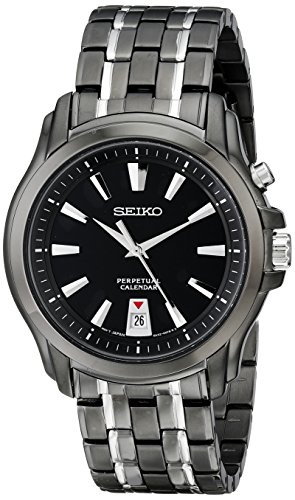 Seiko Men's Perpetual Calendar Ion PLated Bracelet Watch SNQ121P9 Seiko Men's Perpetual Calendar Ion PLated Bracelet Watch SNQ121P9
