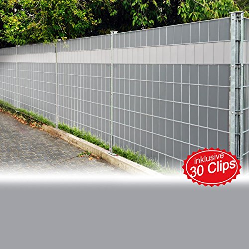 Preisvergleich Produktbild Sichtschutzfolie grau 1er Set = 35m