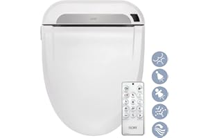 R FLORY FDB608 Asiento de Bidé Inteligente con Calefacción, Limpieza con Agua Tibia, inodoro con chorro de agua para wc (Normal-EU)
