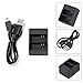 Produktbild Chengstore Sportkamera Ladegrät Dual USB für GoPro Hero 3 / Hero3+ , AHDBT 201 / 301 Batterie,ABS Material,Schwarz