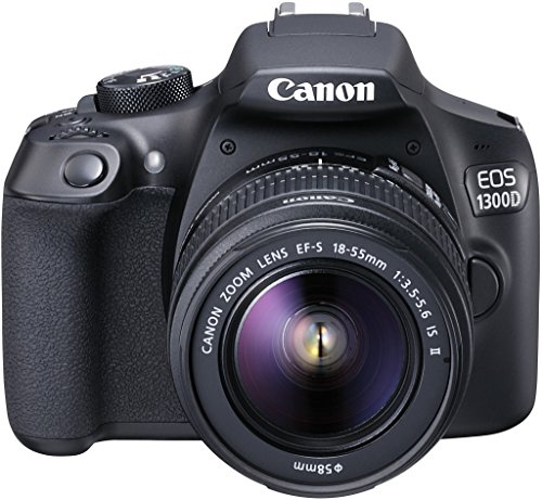 Canon EOS 1300d/Rebel T6/Kiss X80 18 – 55/3.5 – 5.6 EF-S IS II – Cámara Digital (18.7 MP