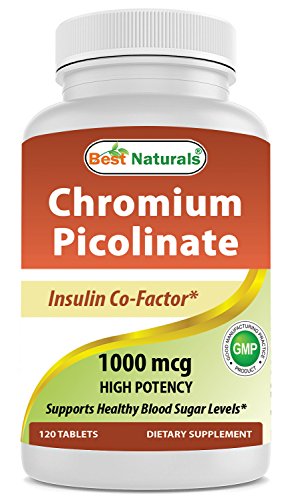 Best Naturals Chromium Picolinate 1000 mcg 120 Tablets