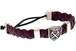 West Ham United FC PU Slider Bracelet