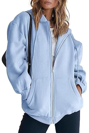 Sweat Zippé Decathlon à Capuche 65% Polyester/35% Coton Sweat