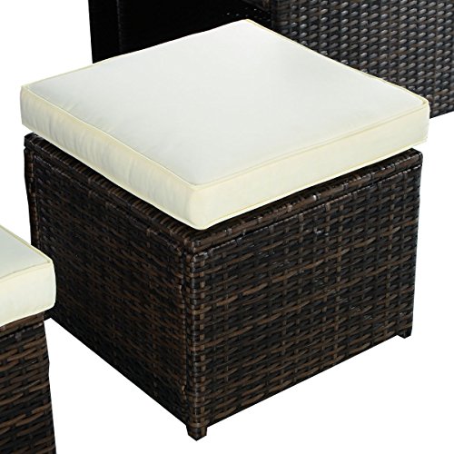 Poly Rattan Rattanset Rattanmöbel Gartenmöbel Lounge Set Sitzgruppe Polyrattan Gartenset max 8er set Garnitur