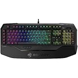 Roccat Ryos MK FX RGB Mechanical Gaming Keyboard (Per-Key, RGB Multicolour Illumination, MX Key Switch RGB Brown, UK Layout) - Black