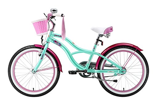 BIKESTAR® Premium Design Kinderfahrrad für coole Kids ab 6 Jahren ★ 20er Deluxe Cruiser Edition ★ Pepper Mint - 3