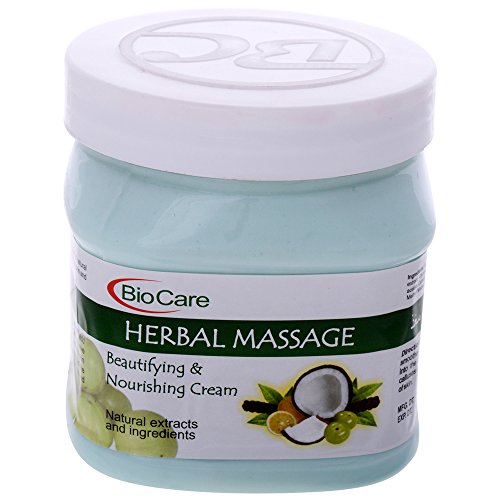 Biocare Herbal Massage Beautifying and Nourishing Cream with Natural Extracts and Ingredients, 500ml RS.135 (46.00% Off) - Amazon Biocare Herbal Massage Beautifying and Nourishing Cream with Natural Extracts and Ingredients, 500ml RS.135 (46.00% Off) - Amazon